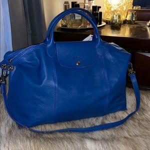 Longchamp Le Pliage Cuir Large